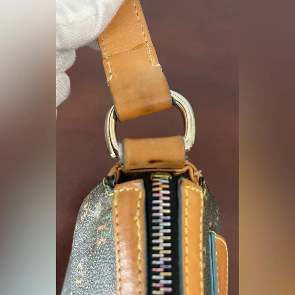 Dooney and Bourke Multicolor Signature Hobo Shoulder Bag - Picture 13 of 16